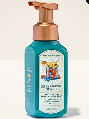 Bath & Body Works Berry Almond Drizzle Foaming Hand Soap 8oz NEW